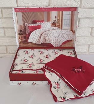 Постільна білизна Maison D'or сатин 200х220 Diana Rose Red