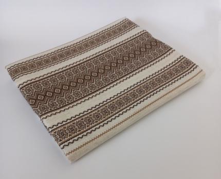 Скатертина Едельвіка 200х145 Льон Бежева 056 / 00-3-08