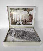 Скатерть Велюр Maison Royale 160 круг Antik Grey