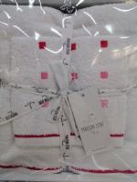 Рушники Maison D'or 3шт Candy White Rosa