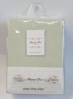 Простынь на резинке 180x200 с наволочками Maison D'or Green