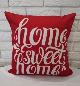 Наволочка декоративна HOME SWEET 40*40 Red